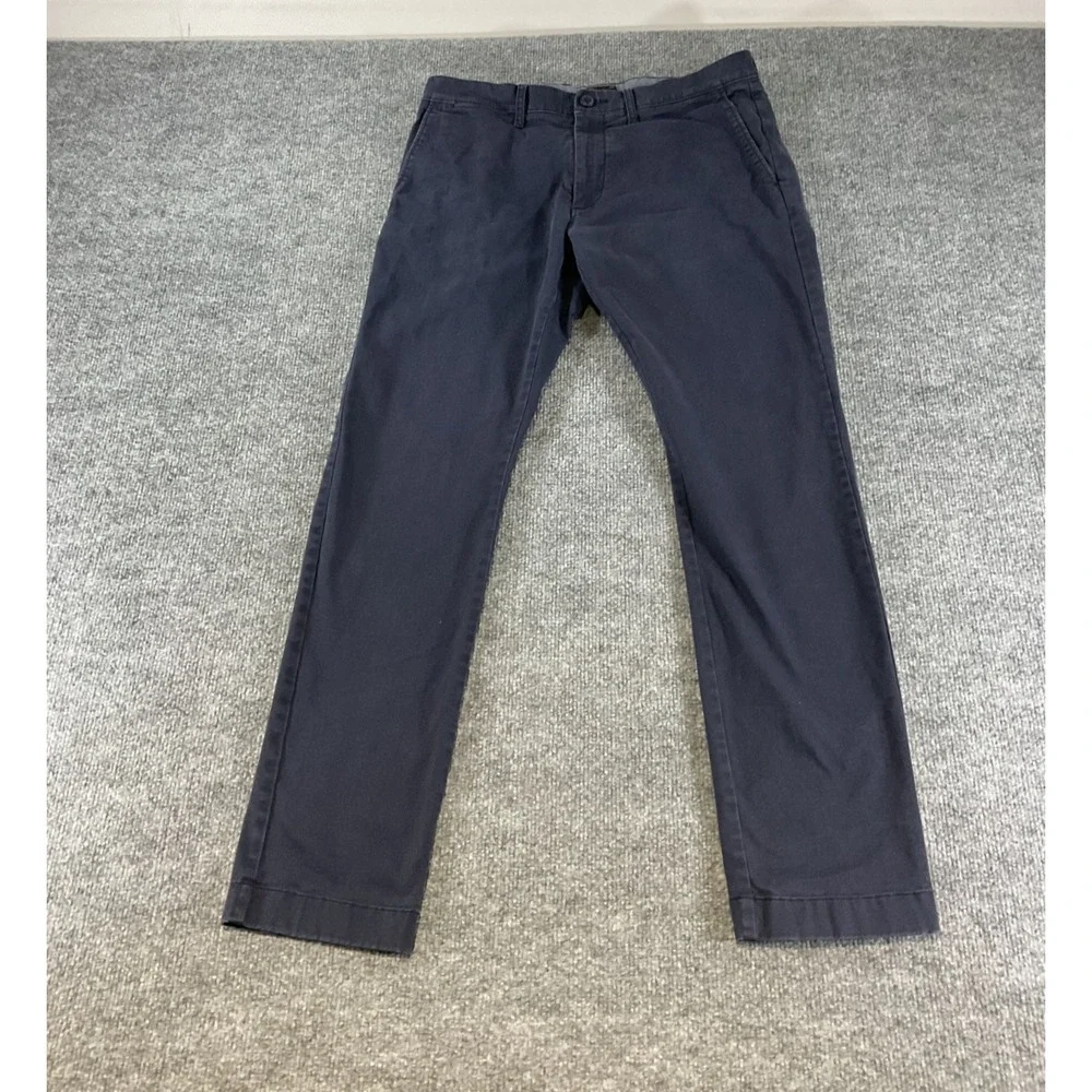 J.Crew 484 Slim Chino Pants 31x30 Navy Stretch Casual Business Men's Cotton